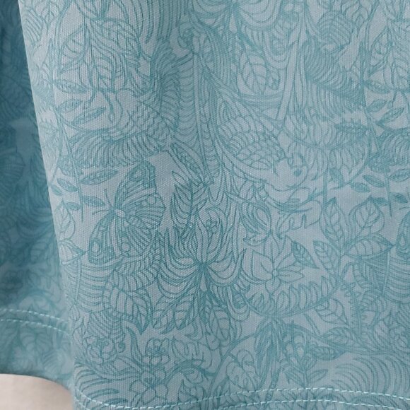 Greg Norman Women's Ml75 Play Dry Golf Tennis Pickleball Blue Zip Polo Top XL - Picture 4 of 14